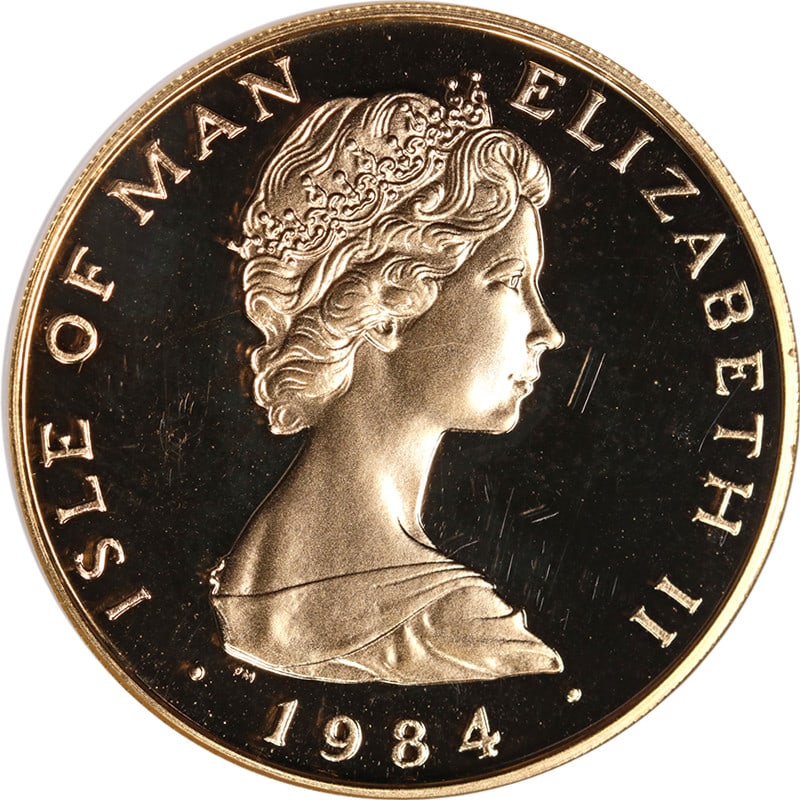 NGC Certified 1984 Isle of Man Gold Angel Coin 1 oz PF69 Ultra Cameo: NGC Certified 1984 Isle of Man Gold Angel Coin 1 oz PF69 Ultra Cameo This is a 1984 Isle of Man 1 Ounce Gold Angel coin, certified by NGC as PF69 Ultra Cameo. Struck from .9999 fine gold, this uncircu