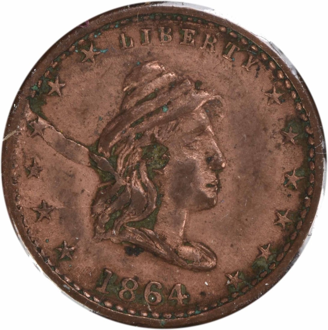 Patriotic Our Army Civil War Token 1863 United States Uncertified: Patriotic Our Army Civil War Token 1863 United States Uncertified This 1863 Civil War token features a patriotic design with the inscription "Our Army." It is an uncertified example and has been circu