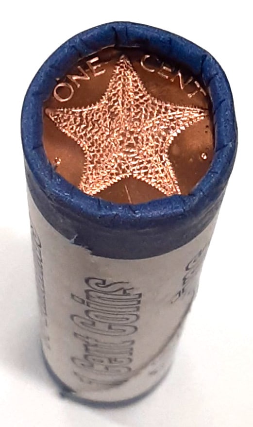 Roll of 50 Uncirculated 1998 Bahamas 1 Cent Copper-Nickel Coins Starfish Design: Roll of 50 Uncirculated 1998 Bahamas 1 Cent Copper-Nickel Coins Starfish Design This is a roll of fifty uncirculated 1998 Bahamas one cent coins, each featuring the country's Coat of Arms and a starfi