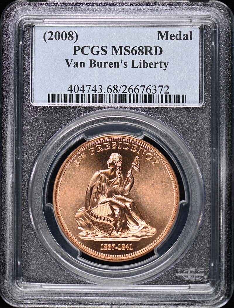 Van Buren's Liberty 2008 U.S. Mint Medal PCGS MS68RD (1 of 2)