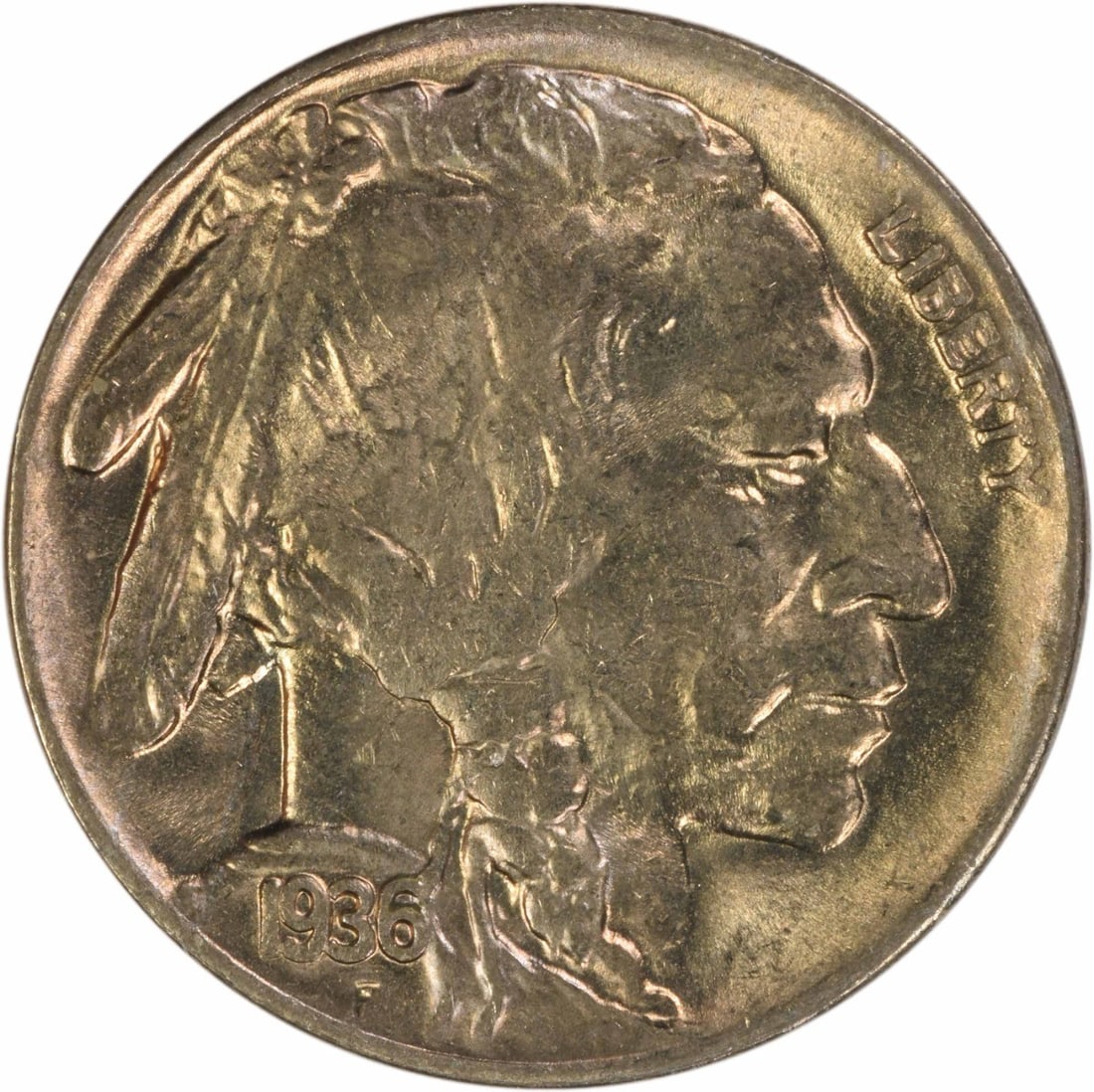 1936 Denver Mint Buffalo Nickel Choice Brilliant Uncirculated Uncertified: 1936 Denver Mint Buffalo Nickel Choice Brilliant Uncirculated Uncertified This is a 1936-D Buffalo Nickel from the United States, featuring a Choice Brilliant Uncirculated (BU+) grade. The coin is unc