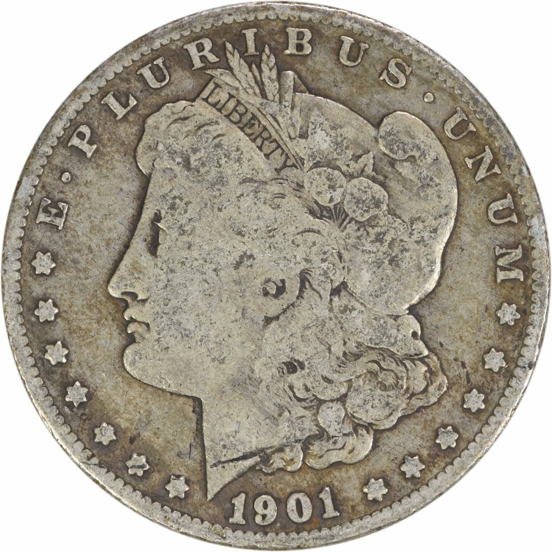 1901-S Morgan Silver Dollar VG Uncertified 90% Silver San Francisco: 1901-S Morgan Silver Dollar VG Uncertified 90% Silver San Francisco This 1901-S Morgan Silver Dollar is a captivating piece for collectors and enthusiasts alike. Crafted in San Francisco, it features 