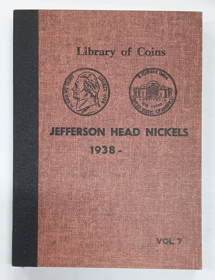 72 Jefferson Nickels from 1938 to 1965 in Library of Coins Album: 72 Jefferson Nickels from 1938 to 1965 in Library of Coins Album This Library of Coins album contains a complete set of Jefferson Nickels from 1938 to 1965, totaling 72 coins. The coins are in average