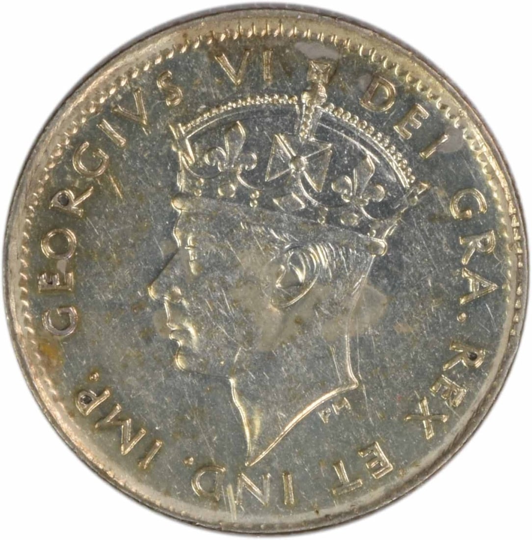 Uncirculated 1947 Newfoundland Five Cent Canada KM19A Coin Uncertified: Uncirculated 1947 Newfoundland Five Cent Canada KM19A Coin Uncertified This is a 1947 Newfoundland 5 cents coin from Canada, featuring KM number 19A. The coin is uncirculated and in Brilliant Uncircul