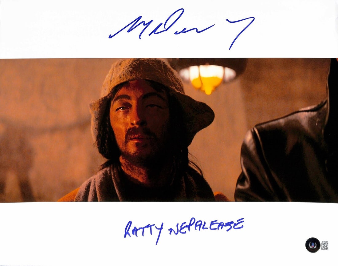 Malcolm Weaver Signed 11x14 Indiana Jones Photograph Beckett Authenticated: Malcolm Weaver Signed 11x14 Indiana Jones Photograph Beckett Authenticated This is an 11x14 color photograph featuring Malcolm Weaver in his role as Ratty Nepalease from Indiana Jones: Raiders of the 