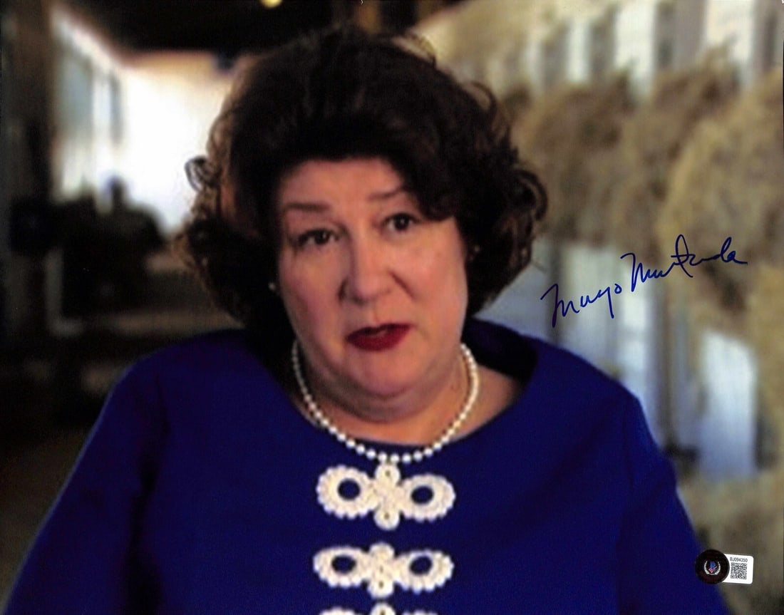 Margo Martindale Signed 11x14 Photo Justified Beckett Certified: Margo Martindale Signed 11x14 Photo Justified Beckett Certified This autographed 11x14 photograph features Margo Martindale, who is best known for her role as "Mags Bennett" in the acclaimed TV series