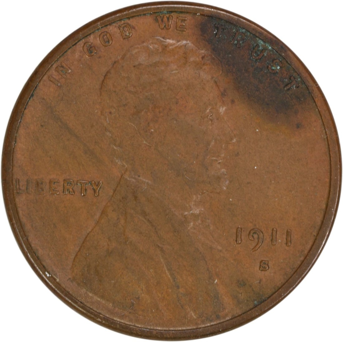 1911-S Lincoln Wheat Cent EF Circulated Copper Uncertified: 1911-S Lincoln Wheat Cent EF Circulated Copper Uncertified This 1911-S Lincoln Cent features an Extra Fine (EF) grade, showcasing its circulated condition. Struck in copper, this small cent is a notab