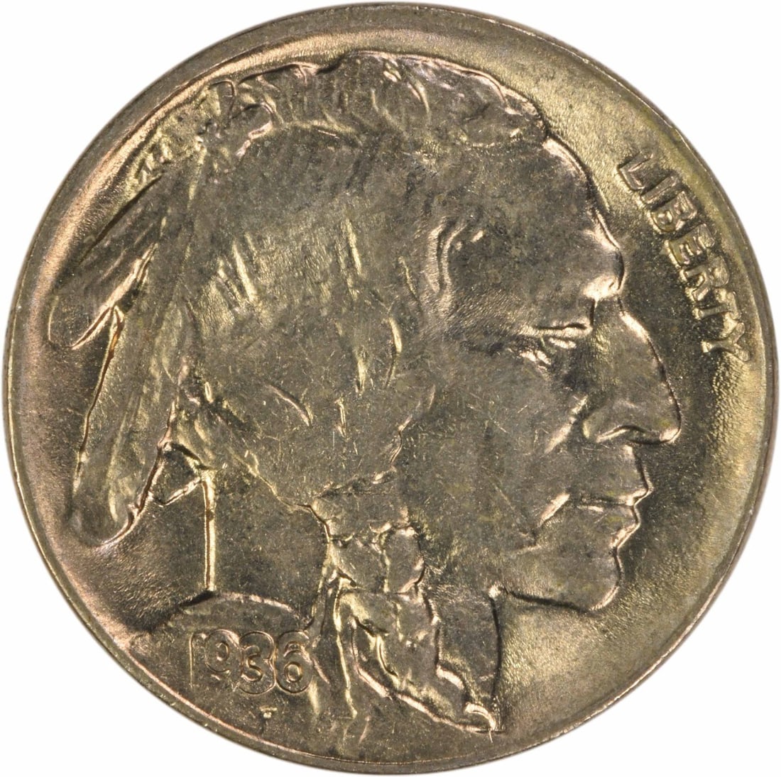 Uncertified 1936 D United States Buffalo Nickel Choice Brilliant Uncirculated: Uncertified 1936 D United States Buffalo Nickel Choice Brilliant Uncirculated This 1936-D Buffalo Nickel is an uncirculated coin with a Choice BU+ grade. It features the iconic Buffalo design and was 