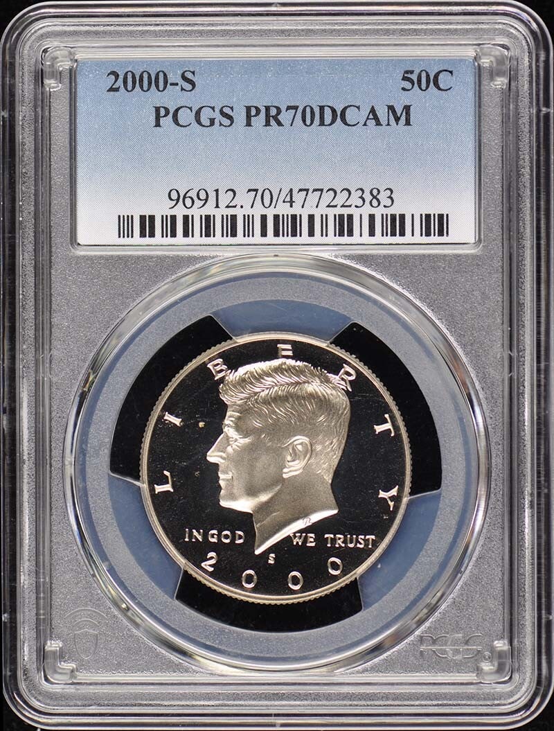 2000-S Kennedy Half Dollar PCGS PR70DCAM Type 3 Copper-Nickel Clad (1 of 2)