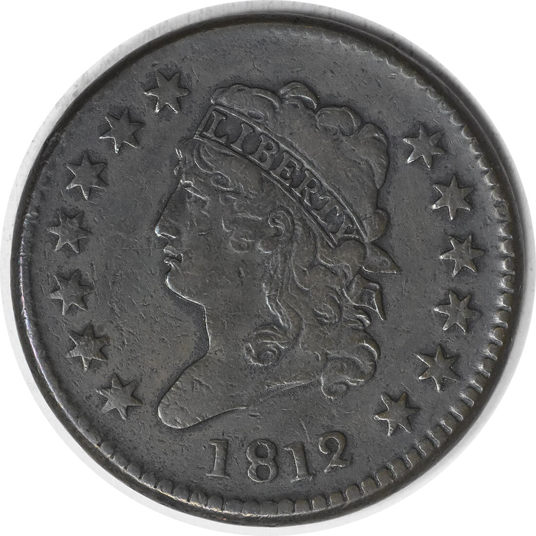 1812 Classic Head Large Cent Copper Coin XF Uncertified (1 of 2)