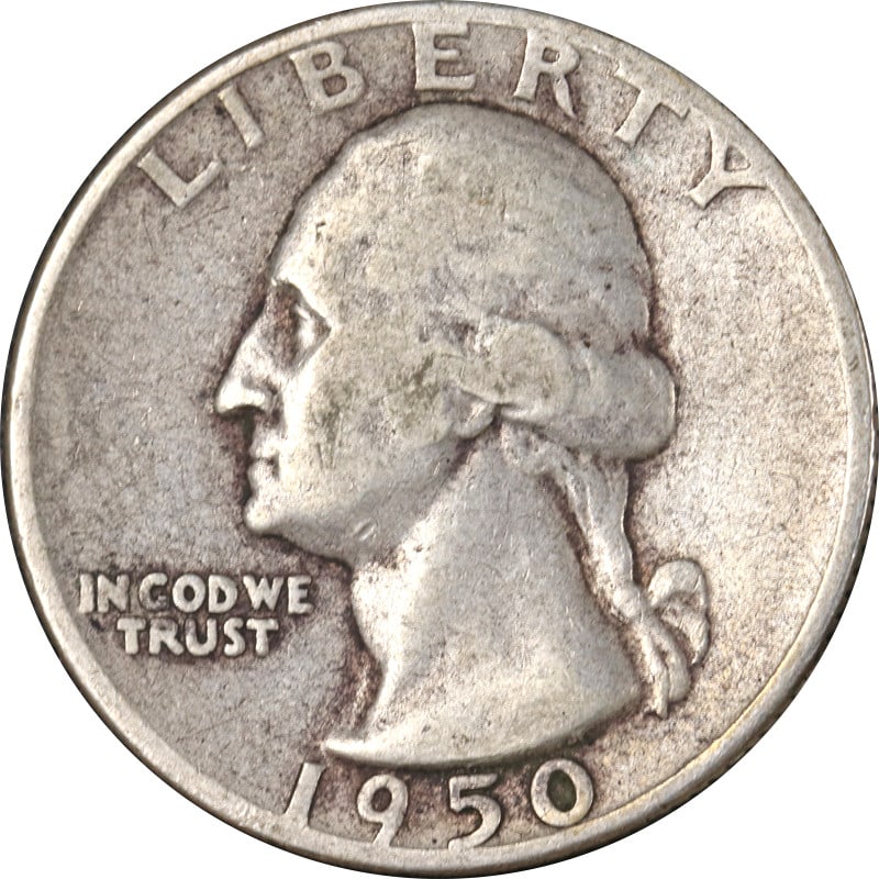Silver 1950 D Over S Mintmark Washington Quarter United States Coin: Silver 1950 D Over S Mintmark Washington Quarter United States Coin This is a 1950-D/S Washington Quarter from the United States, featuring a silver composition. The coin is circulated, uncertified, a