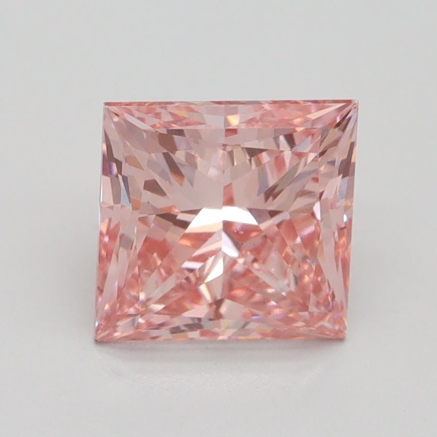 Loose Diamond - PRINCESS 2.02ct Fancy Intense Pink VS2: Loose Diamond - PRINCESS 2.02ct Fancy Intense Pink VS2 Source: This is a real non-mined Diamond that has been grown in a lab Shape: PRINCESS Carats: 2.02 Color: Fancy Intense Pink Certification: IGI V