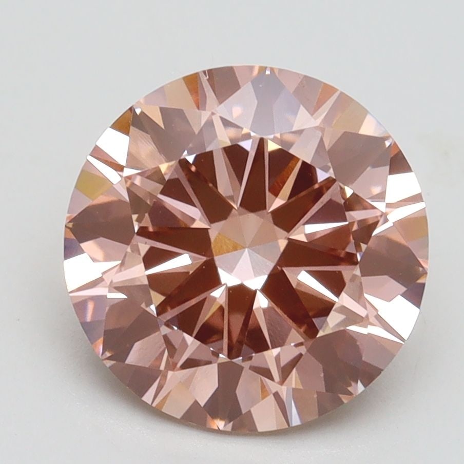 Loose Diamond - ROUND 3.01ct Fancy Intense Pink VS2: Loose Diamond - ROUND 3.01ct Fancy Intense Pink VS2 Source: This is a real non-mined Diamond that has been grown in a lab Shape: ROUND Carats: 3.01 Color: Fancy Intense Pink Certification: IGI Video: