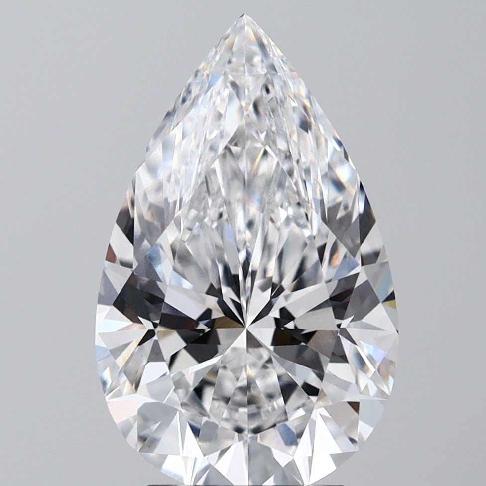 Loose Diamond - PEAR 4.05ct D VVS2: Loose Diamond - PEAR 4.05ct D VVS2 Source: This is a real non-mined Diamond that has been grown in a lab Shape: PEAR Carats: 4.05 Color: D Clarity: VVS2 Certification: IGI Video: