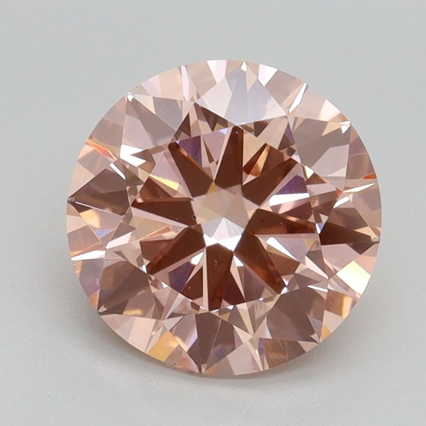 Loose Diamond - ROUND 2.3ct Fancy Intense Pink VS2: Loose Diamond - ROUND 2.3ct Fancy Intense Pink VS2 Source: This is a real non-mined Diamond that has been grown in a lab Shape: ROUND Carats: 2.3 Color: Fancy Intense Pink Certification: IGI Video: