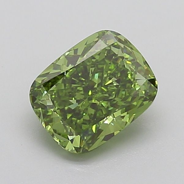 Loose Diamond - CUSHION MODIFIED 1.98ct Fancy Vivid Green VVS2: Loose Diamond - CUSHION MODIFIED 1.98ct Fancy Vivid Green VVS2 Source: This is a real non-mined Diamond that has been grown in a lab Shape: CUSHION MODIFIED Carats: 1.98 Color: Fancy Vivid Green Certi