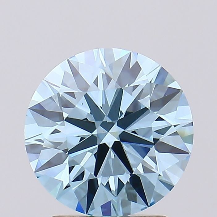 Ideal Loose Diamond - ROUND 2.04ct Fancy Vivid Blue VS1: Ideal Loose Diamond - ROUND 2.04ct Fancy Vivid Blue VS1 Source: This is a real non-mined Diamond that has been grown in a lab Shape: ROUND Carats: 2.04 Color: Fancy Vivid Blue Certification: IGI
