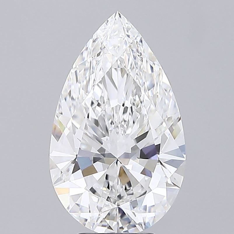 Loose Diamond - PEAR 6.0ct E VVS2: Loose Diamond - PEAR 6.0ct E VVS2 Source: This is a real non-mined Diamond that has been grown in a lab Shape: PEAR Carats: 6.0 Color: E Clarity: VVS2 Certification: IGI Video: