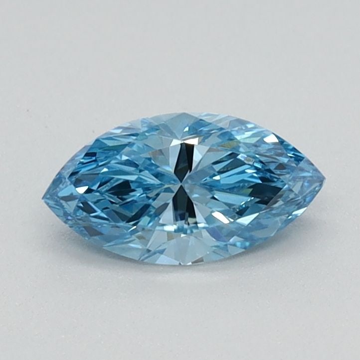 Loose Diamond - MARQUISE 0.38ct Fancy Vivid Blue VVS2: Loose Diamond - MARQUISE 0.38ct Fancy Vivid Blue VVS2 Source: This is a real non-mined Diamond that has been grown in a lab Shape: MARQUISE Carats: 0.38 Color: Fancy Vivid Blue Certification: IGI Vide