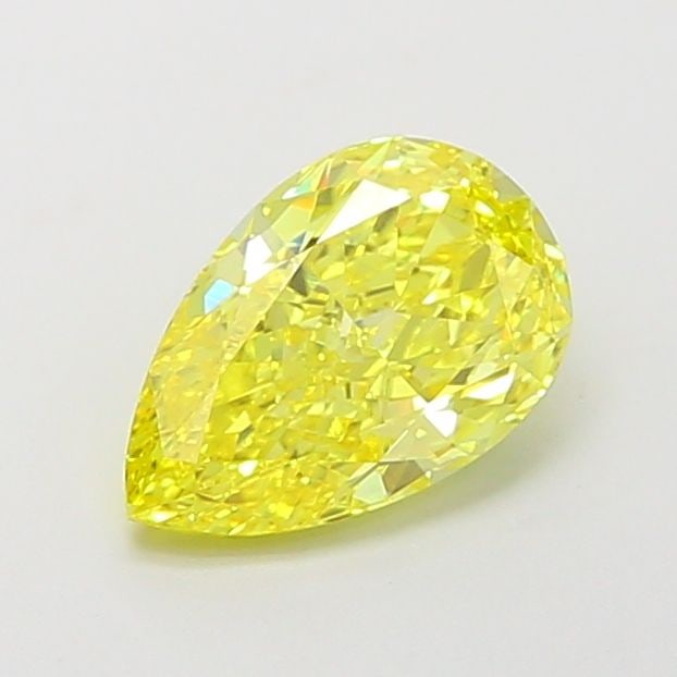 Loose Diamond - PEAR 1.24ct Fancy Vivid Yellow VS1: Loose Diamond - PEAR 1.24ct Fancy Vivid Yellow VS1 Source: This is a real non-mined Diamond that has been grown in a lab Shape: PEAR Carats: 1.24 Color: Fancy Vivid Yellow Certification: IGI Video: