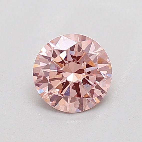 Loose Diamond - ROUND 0.51ct Fancy Vivid Pink VS1: Loose Diamond - ROUND 0.51ct Fancy Vivid Pink VS1 Source: This is a real non-mined Diamond that has been grown in a lab Shape: ROUND Carats: 0.51 Color: Fancy Vivid Pink Certification: NONE Additional