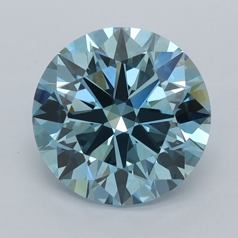 Ideal Loose Diamond - ROUND 2.0ct Fancy Intense Blue VVS1: Ideal Loose Diamond - ROUND 2.0ct Fancy Intense Blue VVS1 Source: This is a real non-mined Diamond that has been grown in a lab Shape: ROUND Carats: 2.0 Color: Fancy Intense Blue Certification: IGI Vi