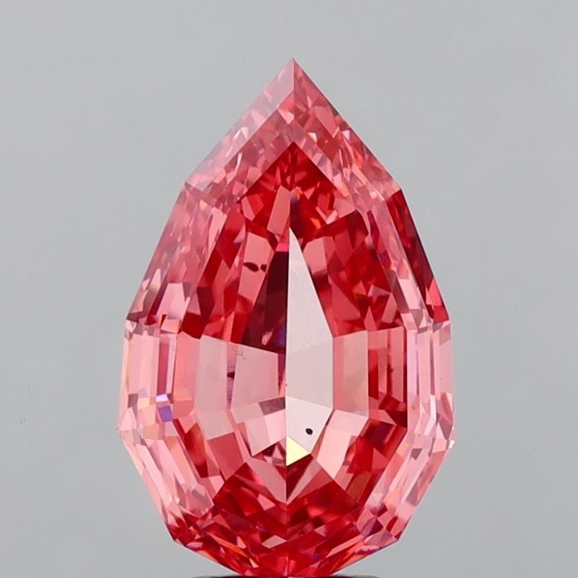 Loose Diamond - PEAR 5.0ct Fancy Vivid Pink VS2: Loose Diamond - PEAR 5.0ct Fancy Vivid Pink VS2 Source: This is a real non-mined Diamond that has been grown in a lab Shape: PEAR Carats: 5.0 Color: Fancy Vivid Pink Certification: IGI Video:
