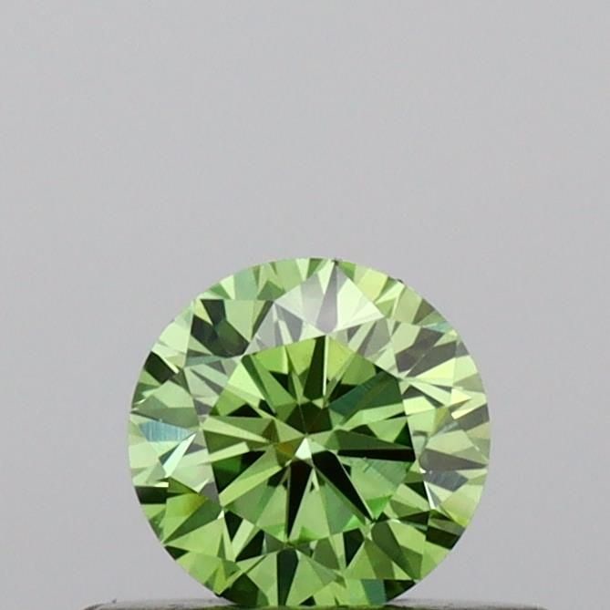 Loose Diamond - ROUND 0.32ct Fancy Vivid Green VVS2: Loose Diamond - ROUND 0.32ct Fancy Vivid Green VVS2 Source: This is a real non-mined Diamond that has been grown in a lab Shape: ROUND Carats: 0.32 Color: Fancy Vivid Green Certification: IGI Video: