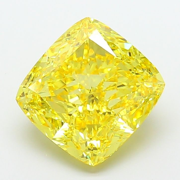 Loose Diamond - CUSHION MODIFIED 10.05ct Fancy Vivid Yellow VS2: Loose Diamond - CUSHION MODIFIED 10.05ct Fancy Vivid Yellow VS2 Source: This is a real non-mined Diamond that has been grown in a lab Shape: CUSHION MODIFIED Carats: 10.05 Color: Fancy Vivid Yellow Ce