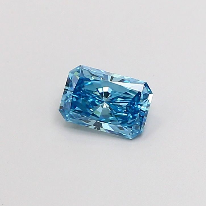 Loose Diamond - RADIANT 0.51ct Fancy Vivid Blue VS1: Loose Diamond - RADIANT 0.51ct Fancy Vivid Blue VS1 Source: This is a real non-mined Diamond that has been grown in a lab Shape: RADIANT Carats: 0.51 Color: Fancy Vivid Blue Certification: IGI Video: