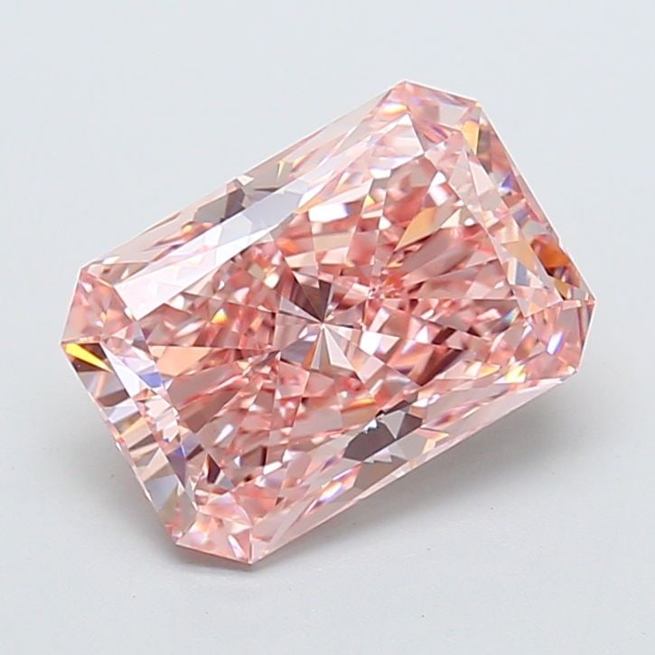 Loose Diamond - RADIANT 4.04ct Fancy Vivid Pink VVS2: Loose Diamond - RADIANT 4.04ct Fancy Vivid Pink VVS2 Source: This is a real non-mined Diamond that has been grown in a lab Shape: RADIANT Carats: 4.04 Color: Fancy Vivid Pink Certification: IGI Video: