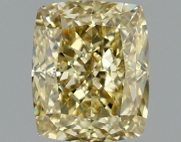 Loose Diamond - CUSHION MODIFIED 1.04ct Fancy Intense Yellow VS2: Loose Diamond - CUSHION MODIFIED 1.04ct Fancy Intense Yellow VS2 Source: This is a real non-mined Diamond that has been grown in a lab Shape: CUSHION MODIFIED Carats: 1.04 Color: Fancy Intense Yellow 