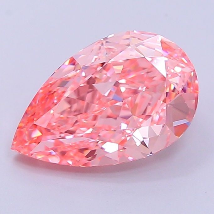 Loose Diamond - PEAR 2.7ct Fancy Vivid Pink VS1 (1 of 1)