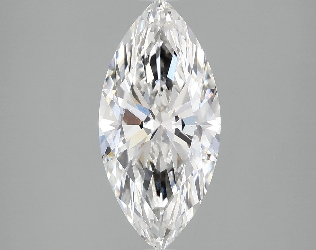 Loose Diamond - MARQUISE 2.1ct E VVS2: Loose Diamond - MARQUISE 2.1ct E VVS2 Source: This is a real non-mined Diamond that has been grown in a lab Shape: MARQUISE Carats: 2.1 Color: E Clarity: VVS2 Certification: IGI Video: