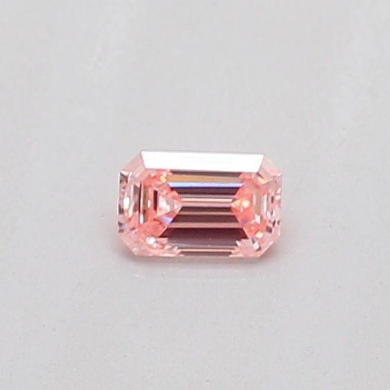Loose Diamond - EMERALD 0.15ct Fancy Intense Pink VS1: Loose Diamond - EMERALD 0.15ct Fancy Intense Pink VS1 Source: This is a real non-mined Diamond that has been grown in a lab Shape: EMERALD Carats: 0.15 Color: Fancy Intense Pink Certification: IGI Add