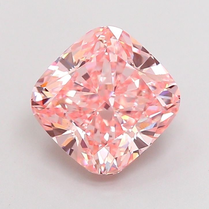 Loose Diamond - CUSHION MODIFIED 3.3ct Fancy Vivid Pink VS1: Loose Diamond - CUSHION MODIFIED 3.3ct Fancy Vivid Pink VS1 Source: This is a real non-mined Diamond that has been grown in a lab Shape: CUSHION MODIFIED Carats: 3.3 Color: Fancy Vivid Pink Certificat