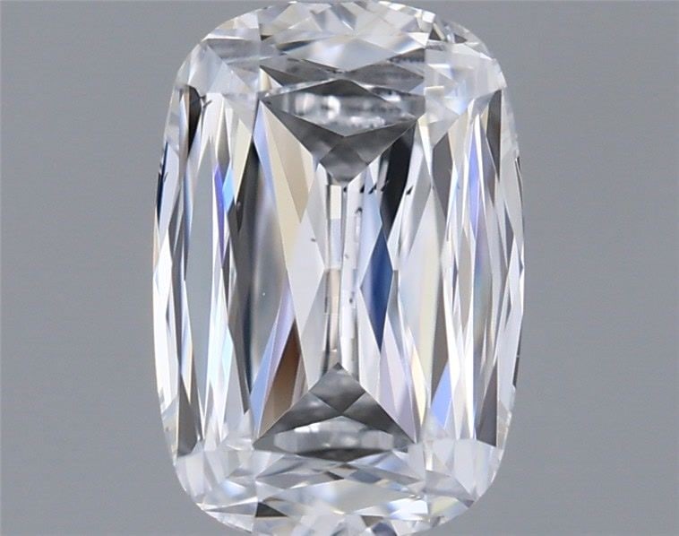 Loose Diamond - CUSHION MODIFIED 1.01ct D VS2: Loose Diamond - CUSHION MODIFIED 1.01ct D VS2 Source: This is a real non-mined Diamond that has been grown in a lab Shape: CUSHION MODIFIED Carats: 1.01 Color: D Clarity: VS2 Certification: IGI Video: