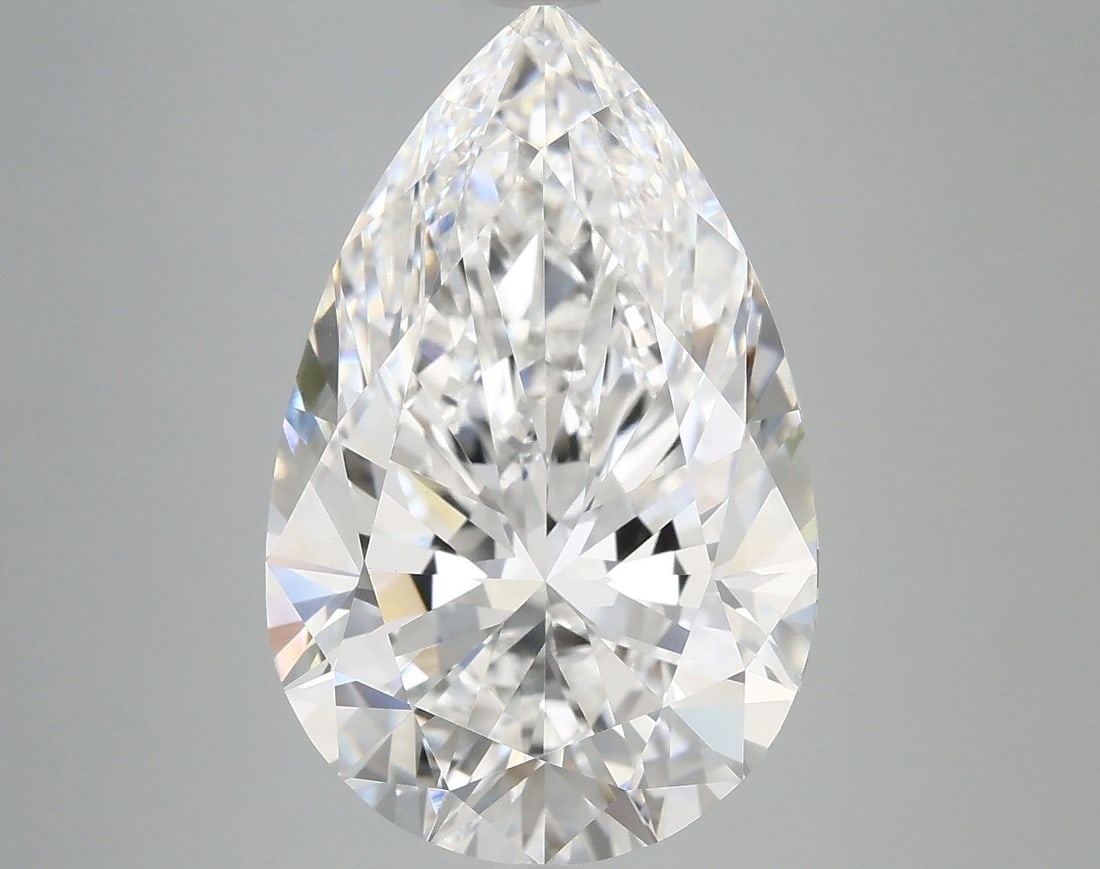 Loose Diamond - PEAR 7.39ct E VVS2: Loose Diamond - PEAR 7.39ct E VVS2 Source: This is a real non-mined Diamond that has been grown in a lab Shape: PEAR Carats: 7.39 Color: E Clarity: VVS2 Certification: IGI Video: