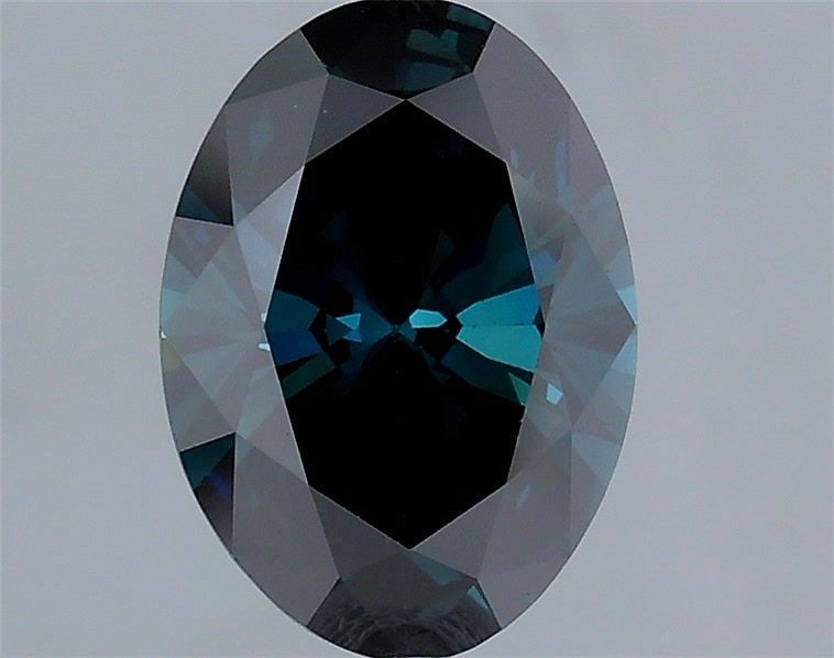 Loose Diamond - OVAL 1.71ct Fancy Deep Green Blue VS1: Loose Diamond - OVAL 1.71ct Fancy Deep Green Blue VS1 Source: This is a real non-mined Diamond that has been grown in a lab Shape: OVAL Carats: 1.71 Color: Fancy Deep Green Blue Certification: IGI Vid