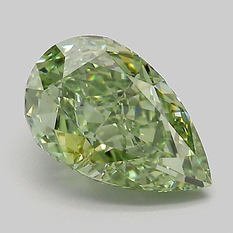 Loose Diamond - PEAR 2.05ct Fancy Vivid Green VS1: Loose Diamond - PEAR 2.05ct Fancy Vivid Green VS1 Source: This is a real non-mined Diamond that has been grown in a lab Shape: PEAR Carats: 2.05 Color: Fancy Vivid Green Certification: IGI Video: