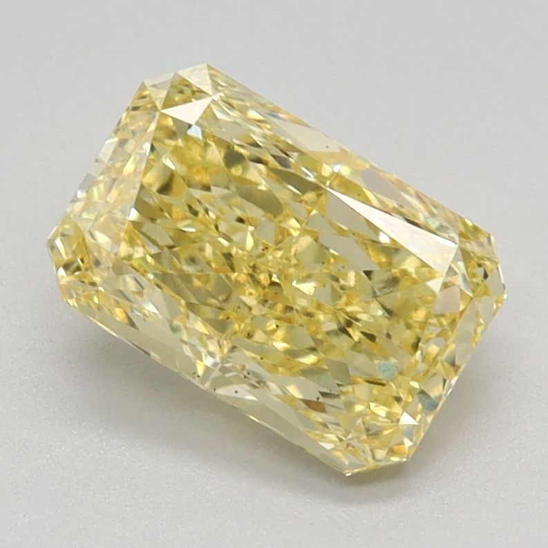 Loose Diamond - RADIANT 1.33ct Fancy Vivid Yellow VS2: Loose Diamond - RADIANT 1.33ct Fancy Vivid Yellow VS2 Source: This is a real non-mined Diamond that has been grown in a lab Shape: RADIANT Carats: 1.33 Color: Fancy Vivid Yellow Certification: IGI Vid