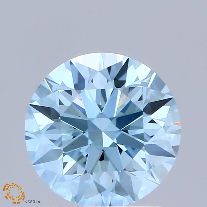 Ideal Loose Diamond - ROUND 1.04ct Fancy Vivid Blue VS1: Ideal Loose Diamond - ROUND 1.04ct Fancy Vivid Blue VS1 Source: This is a real non-mined Diamond that has been grown in a lab Shape: ROUND Carats: 1.04 Color: Fancy Vivid Blue Certification: IGI Video