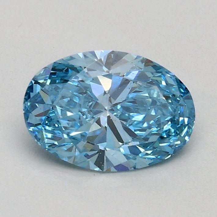 Loose Diamond - OVAL 0.62ct Fancy Vivid Blue VS2: Loose Diamond - OVAL 0.62ct Fancy Vivid Blue VS2 Source: This is a real non-mined Diamond that has been grown in a lab Shape: OVAL Carats: 0.62 Color: Fancy Vivid Blue Certification: IGI Video: