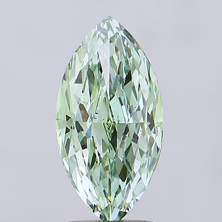 Loose Diamond - MARQUISE 3.03ct Fancy Vivid Green VS1: Loose Diamond - MARQUISE 3.03ct Fancy Vivid Green VS1 Source: This is a real non-mined Diamond that has been grown in a lab Shape: MARQUISE Carats: 3.03 Color: Fancy Vivid Green Certification: IGI Vid