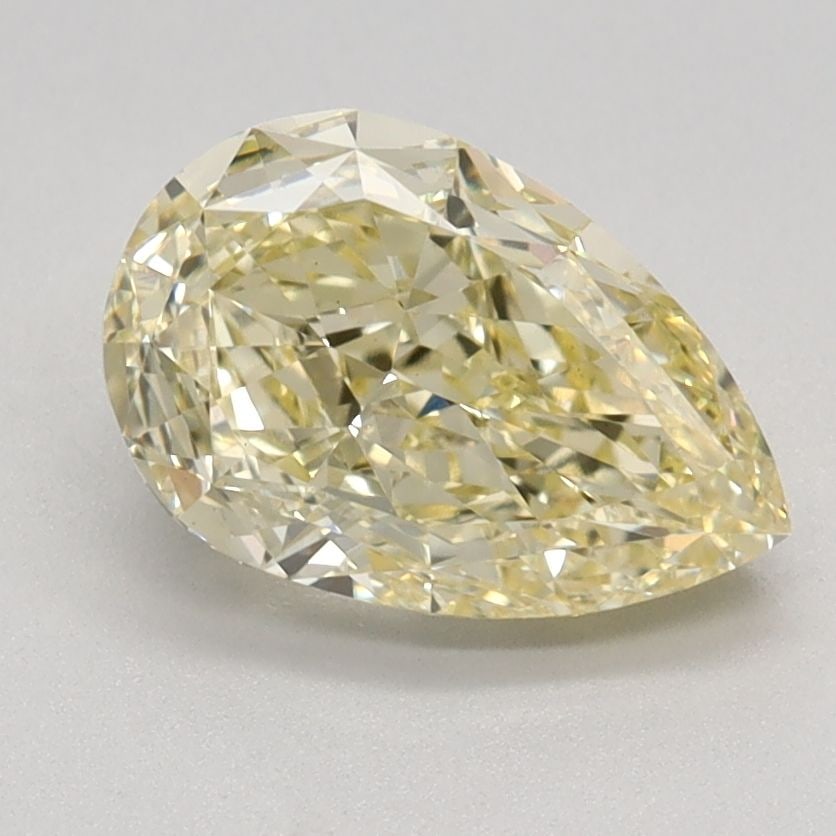 Loose Diamond - PEAR 1.44ct Fancy Intense Yellow VS1: Loose Diamond - PEAR 1.44ct Fancy Intense Yellow VS1 Source: This is a real non-mined Diamond that has been grown in a lab Shape: PEAR Carats: 1.44 Color: Fancy Intense Yellow Certification: IGI Video
