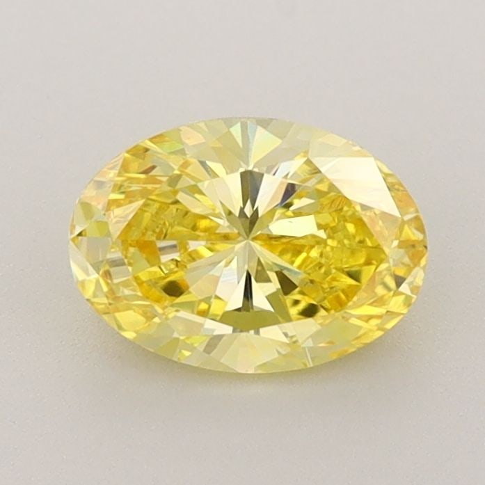 Loose Diamond - OVAL 0.91ct Fancy Vivid Yellow VS2: Loose Diamond - OVAL 0.91ct Fancy Vivid Yellow VS2 Source: This is a real non-mined Diamond that has been grown in a lab Shape: OVAL Carats: 0.91 Color: Fancy Vivid Yellow Certification: IGI Video: