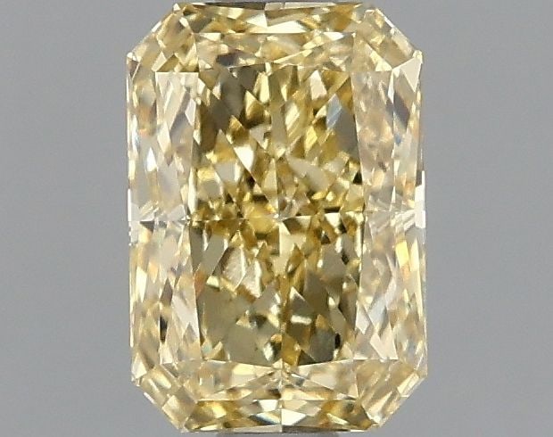Loose Diamond - RADIANT 1.09ct Fancy Intense Yellow VVS2: Loose Diamond - RADIANT 1.09ct Fancy Intense Yellow VVS2 Source: This is a real non-mined Diamond that has been grown in a lab Shape: RADIANT Carats: 1.09 Color: Fancy Intense Yellow Certification: IG