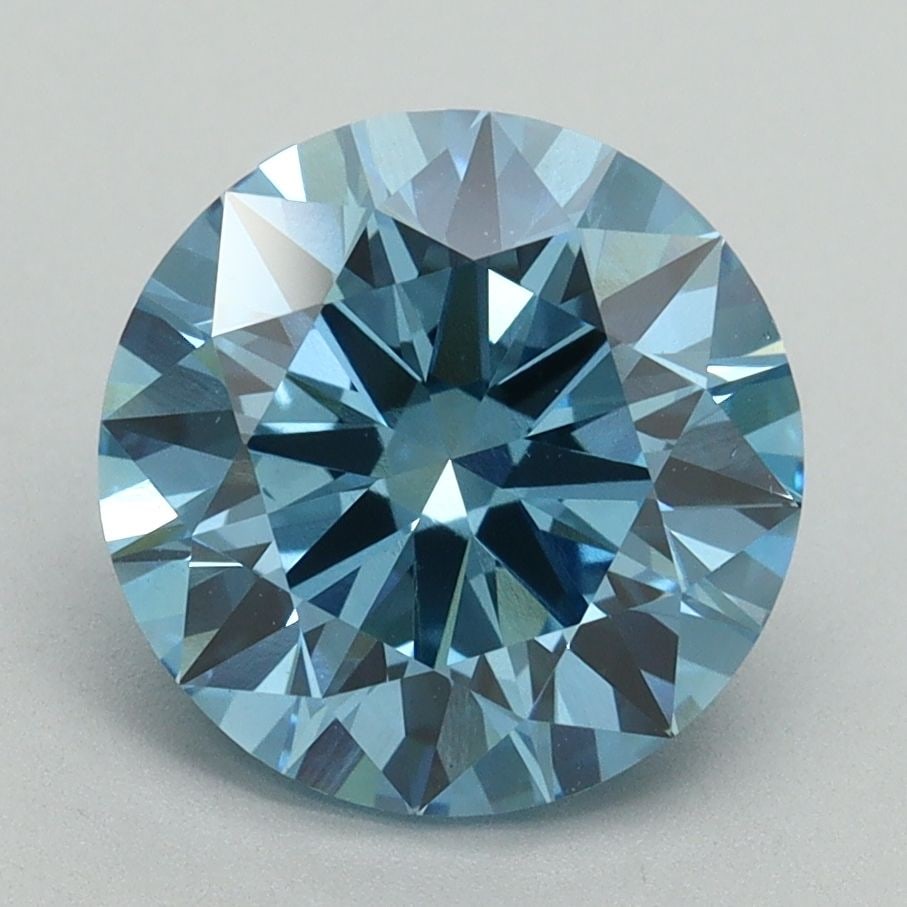 Ideal Loose Diamond - ROUND 3.13ct Fancy Vivid Blue VS1: Ideal Loose Diamond - ROUND 3.13ct Fancy Vivid Blue VS1 Source: This is a real non-mined Diamond that has been grown in a lab Shape: ROUND Carats: 3.13 Color: Fancy Vivid Blue Certification: IGI Video