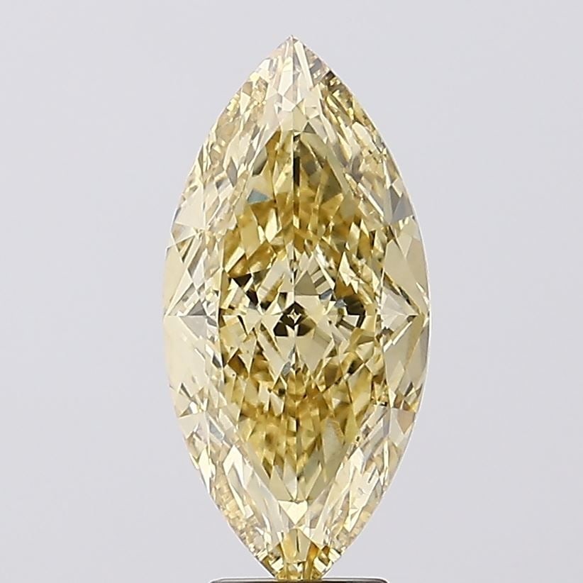 Loose Diamond - MARQUISE 6.03ct Fancy Intense Yellow VVS2: Loose Diamond - MARQUISE 6.03ct Fancy Intense Yellow VVS2 Source: This is a real non-mined Diamond that has been grown in a lab Shape: MARQUISE Carats: 6.03 Color: Fancy Intense Yellow Certification: 