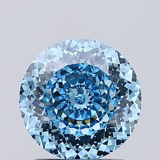Loose Diamond - ROUND 1.6ct Fancy Vivid Blue VVS2: Loose Diamond - ROUND 1.6ct Fancy Vivid Blue VVS2 Source: This is a real non-mined Diamond that has been grown in a lab Shape: ROUND Carats: 1.6 Color: Fancy Vivid Blue Certification: IGI Video: